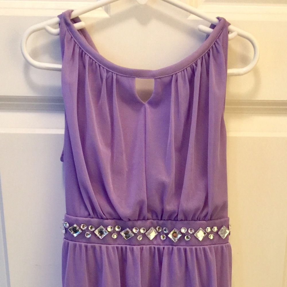 Lavender girls formal dress